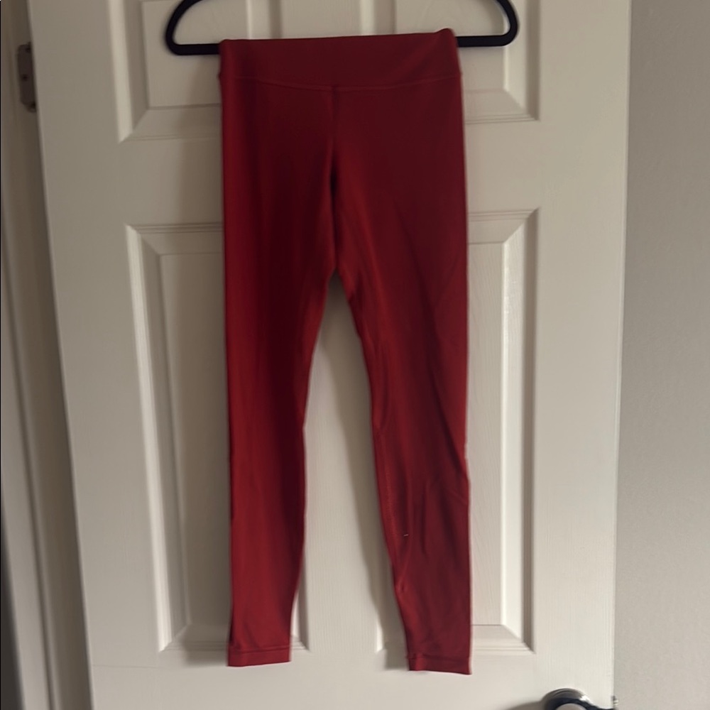Lululemon Athletica Red Athletic Leggings